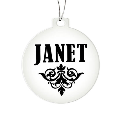 Janet v01 - Acrylic Ornament