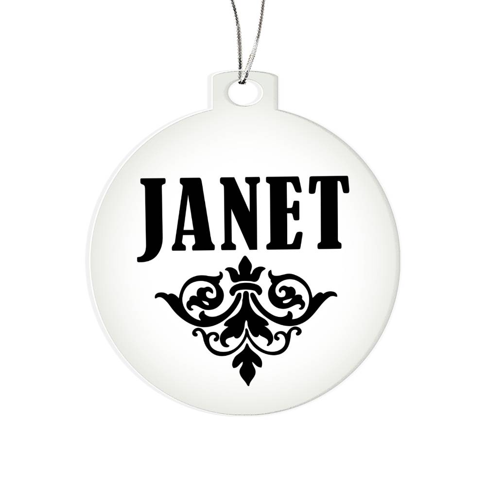 Janet v01 - Acrylic Ornament