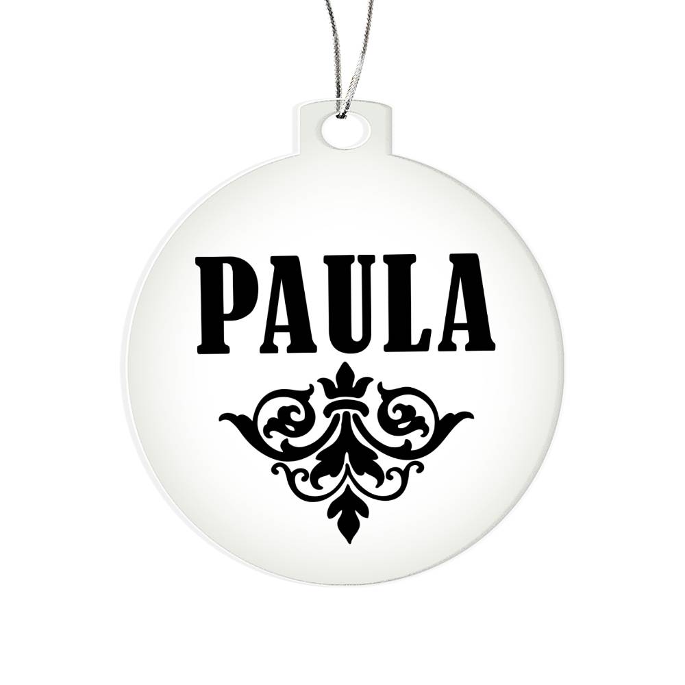 Paula v01 - Acrylic Ornament