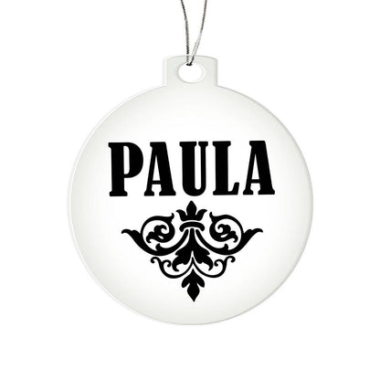 Paula v01 - Acrylic Ornament