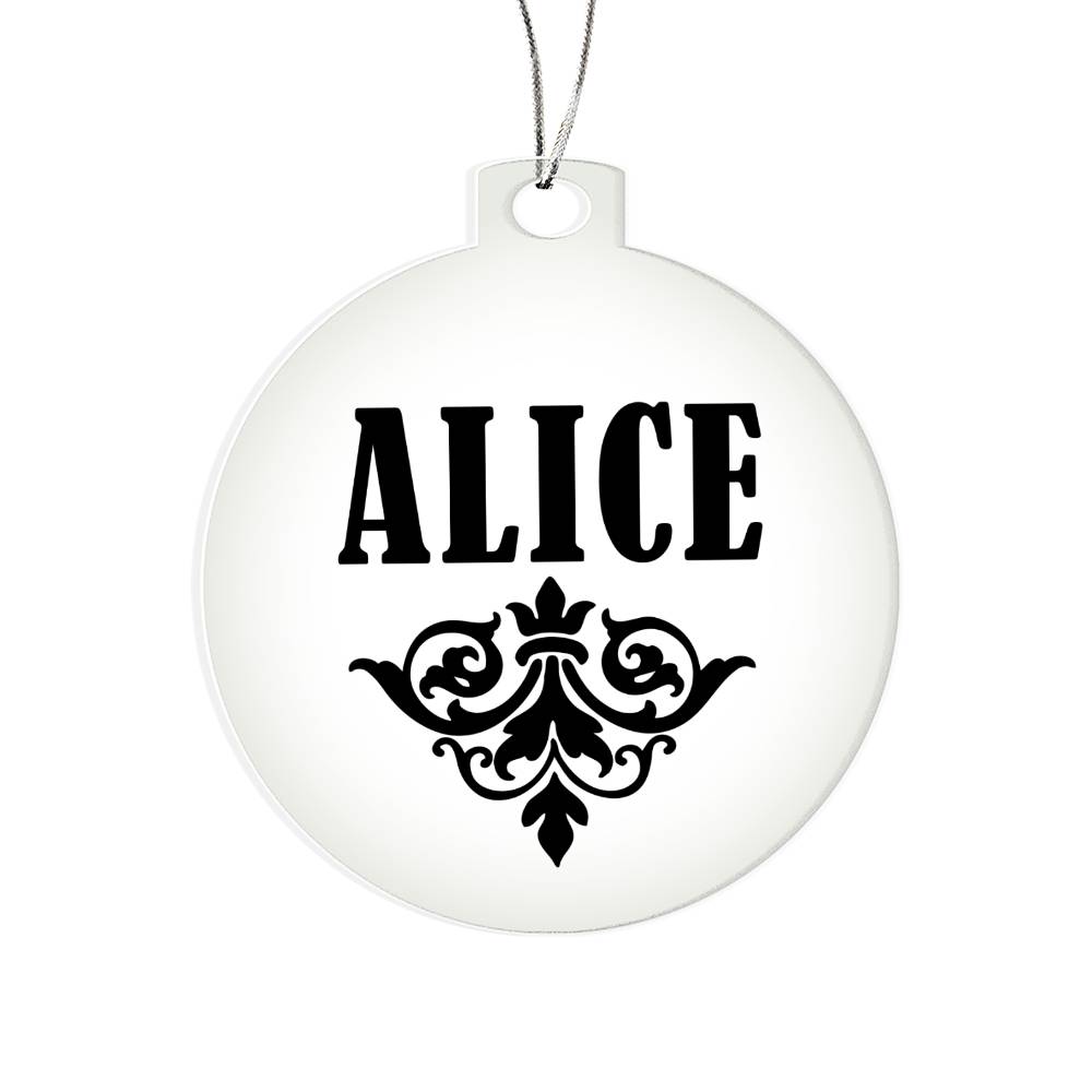Alice v01 - Acrylic Ornament