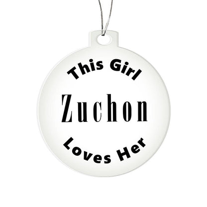 Zuchon - Acrylic Ornament