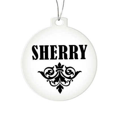 Sherry v01 - Acrylic Ornament