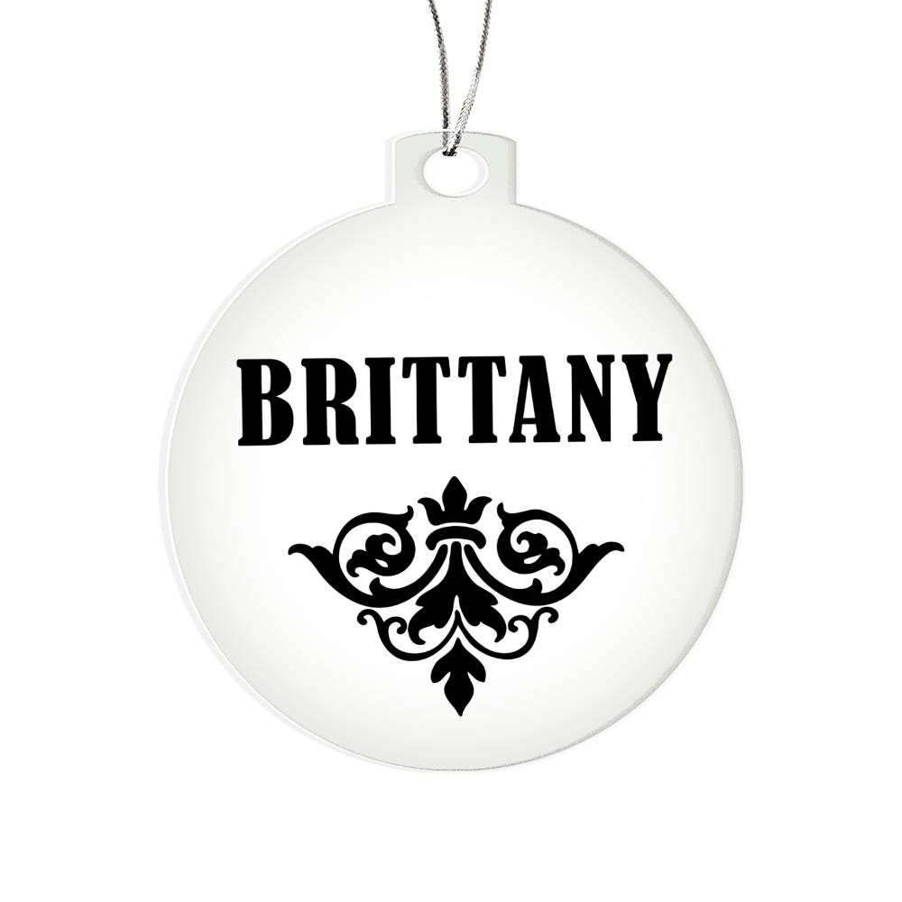 Brittany v01 - Acrylic Ornament