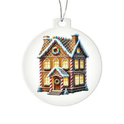 Christmas Gingerbread House 011 - Acrylic Ornament
