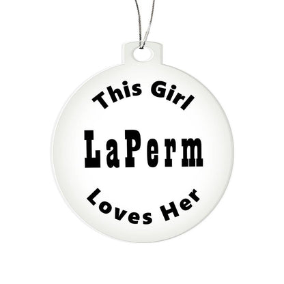 LaPerm - Acrylic Ornament