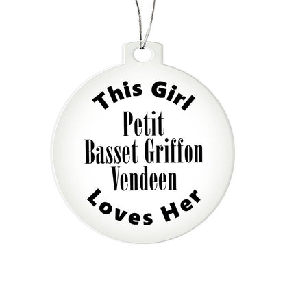 Petit Basset Griffon Vendeen - Acrylic Ornament
