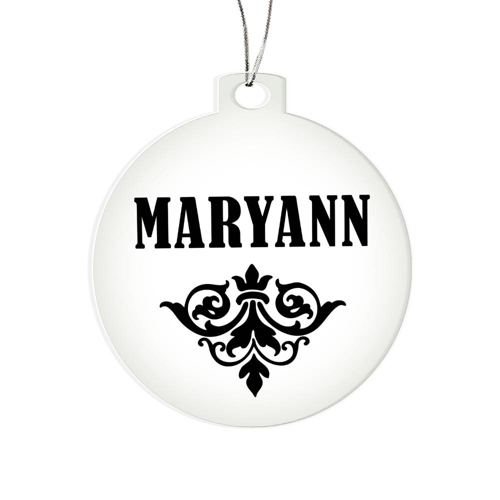Maryann v01 - Acrylic Ornament
