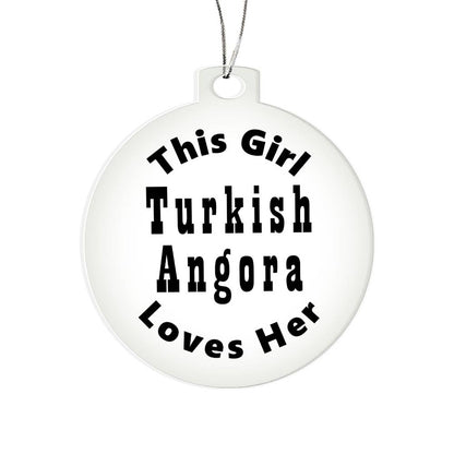 Turkish Angora - Acrylic Ornament