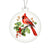 Christmas Cardinal 003 - Acrylic Ornament