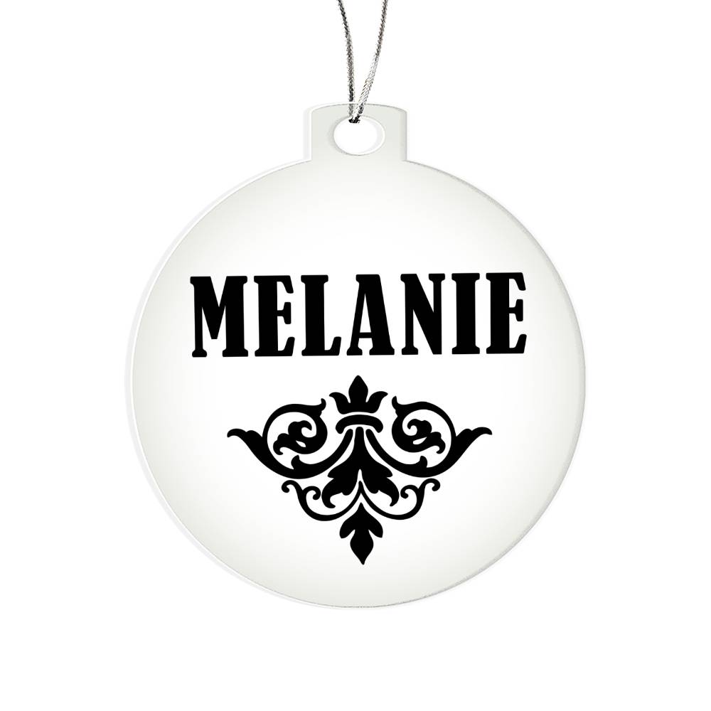 Melanie v01 - Acrylic Ornament
