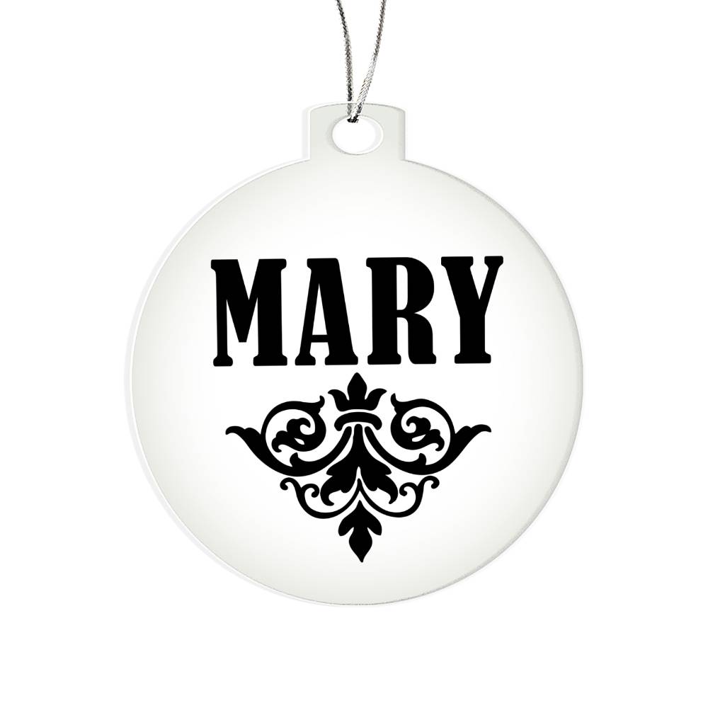 Mary v01 - Acrylic Ornament