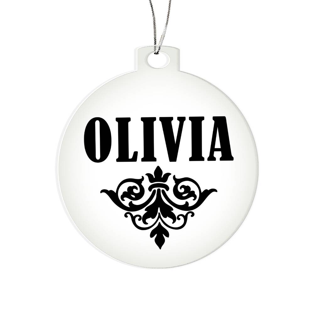 Olivia v01 - Acrylic Ornament
