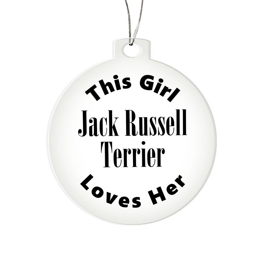 Jack Russell Terrier - Acrylic Ornament