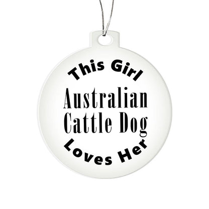 Australian Cattle Dog - Acrylic Ornament