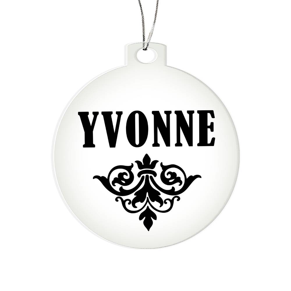 Yvonne v01 - Acrylic Ornament