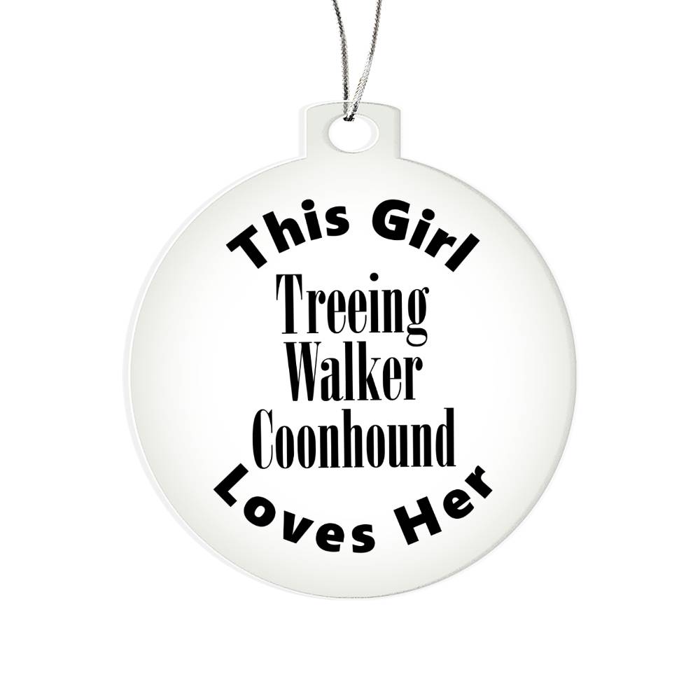Treeing Walker Coonhound - Acrylic Ornament