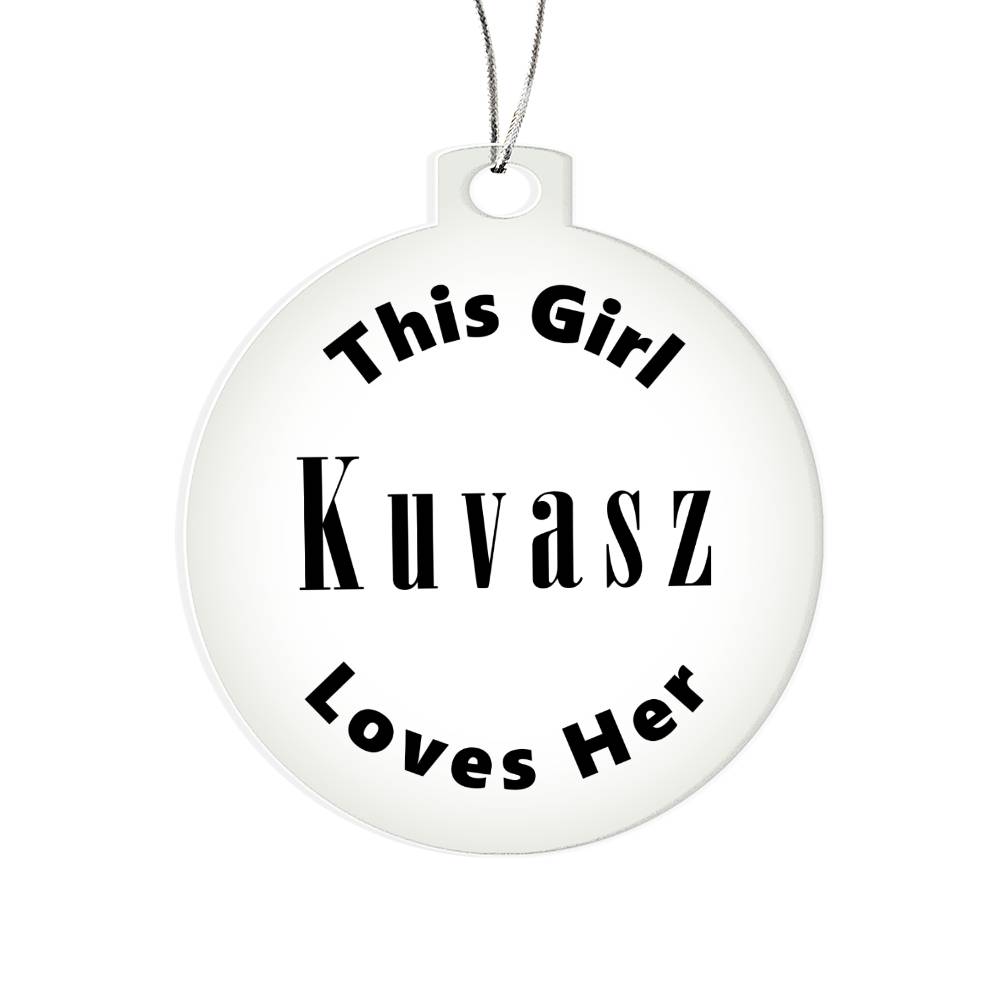 Kuvasz - Acrylic Ornament