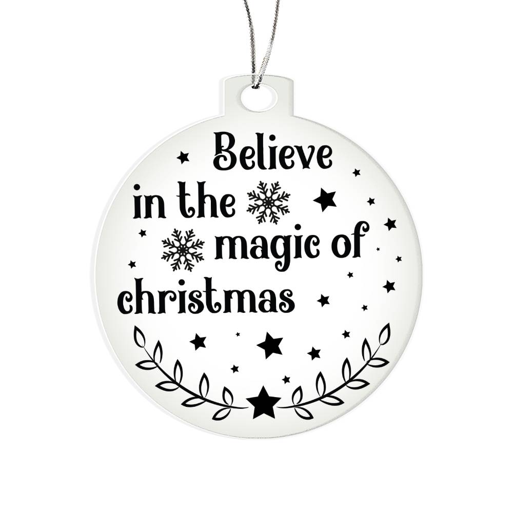 Family Christmas 001 - Acrylic Ornament