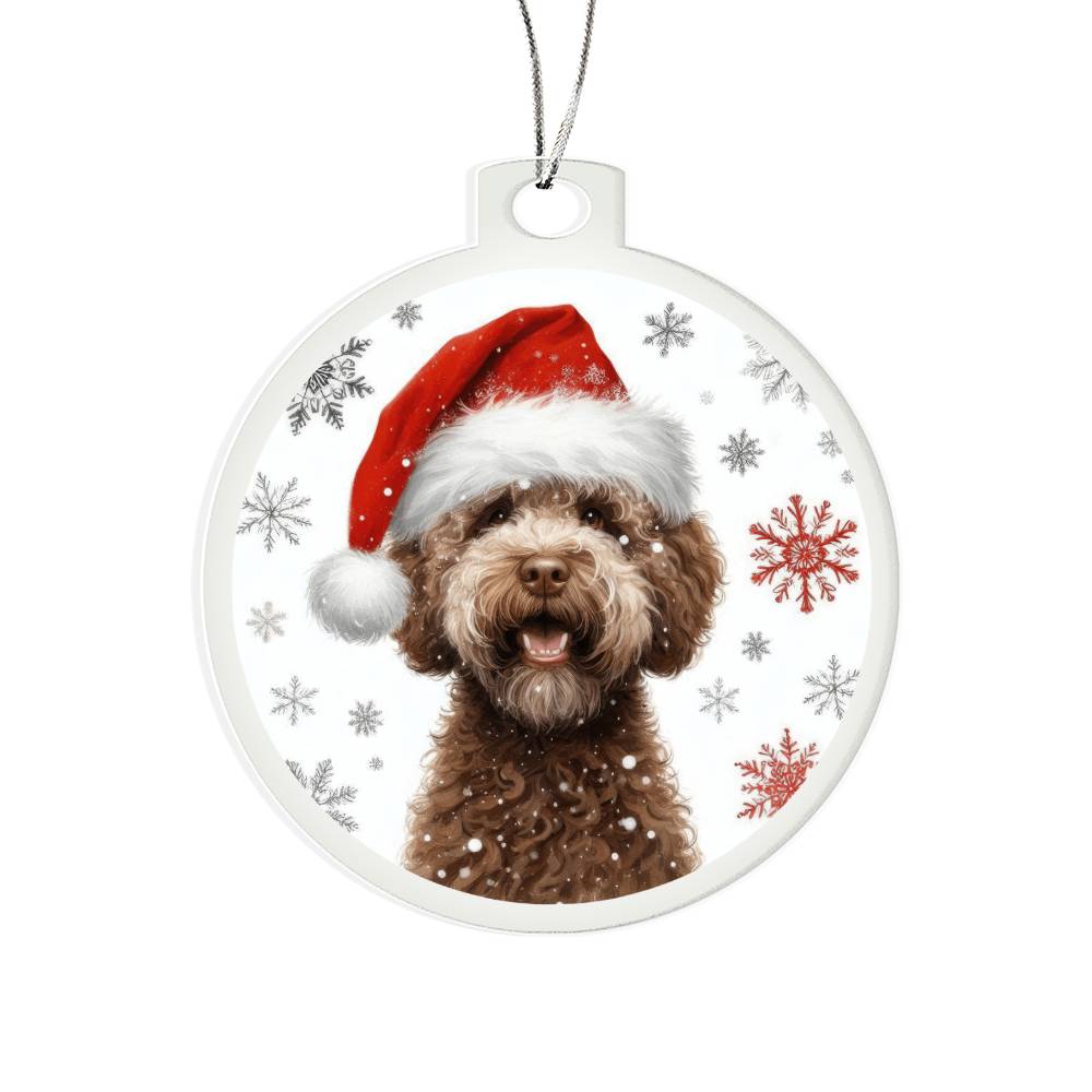 Christmas Dog - Lagotto Romagnolo - Acrylic Ornament