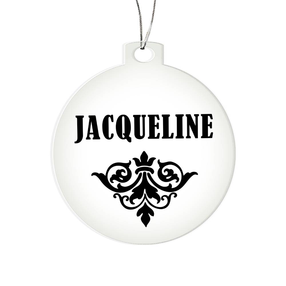 Jacqueline v01 - Acrylic Ornament