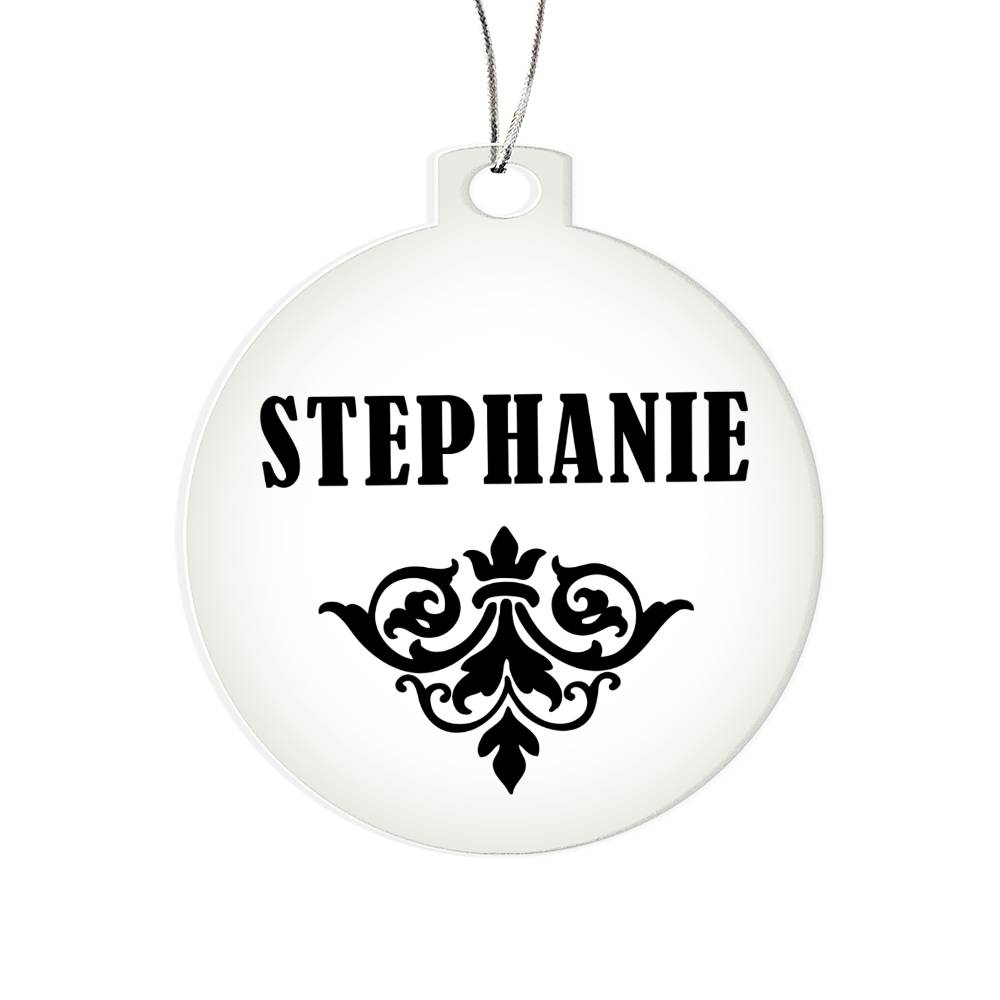 Stephanie v01 - Acrylic Ornament
