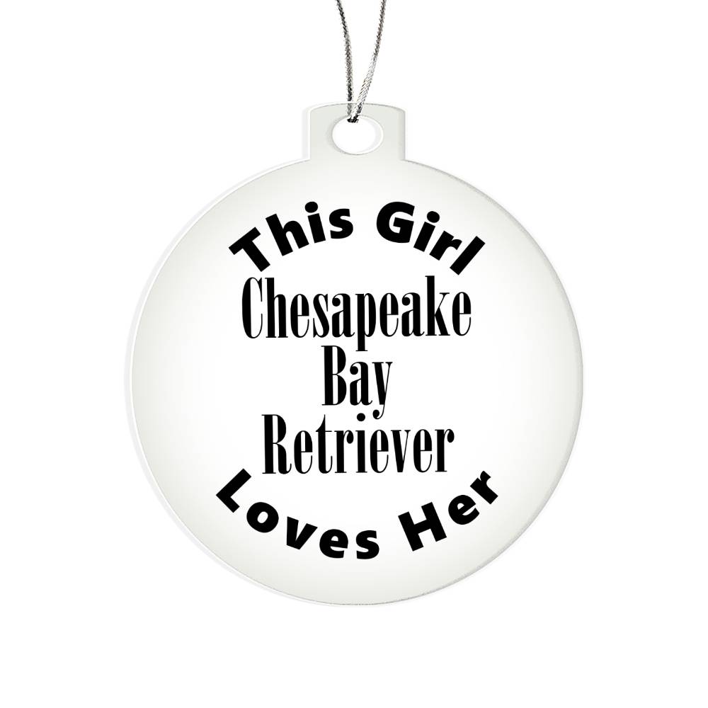 Chesapeake Bay Retriever - Acrylic Ornament