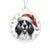 Christmas Dog - English Setter - Acrylic Ornament