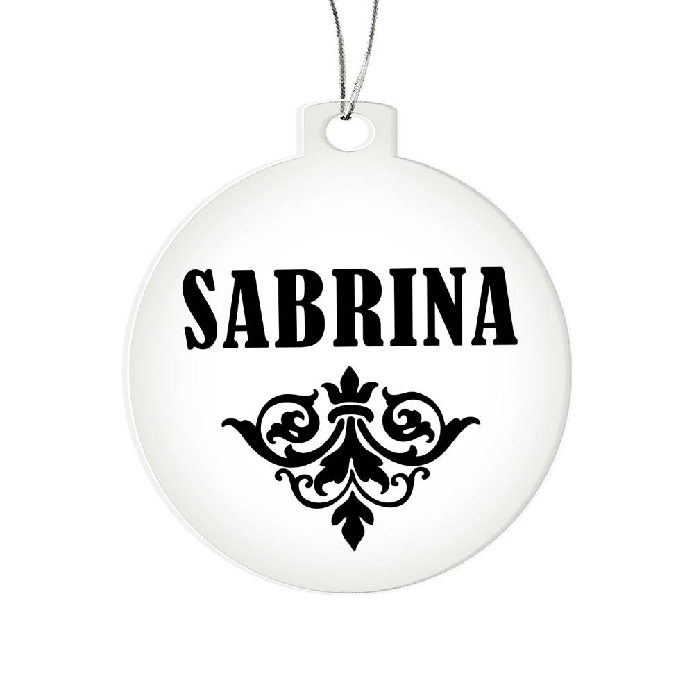 Sabrina v01 - Acrylic Ornament