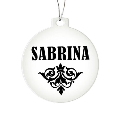 Sabrina v01 - Acrylic Ornament