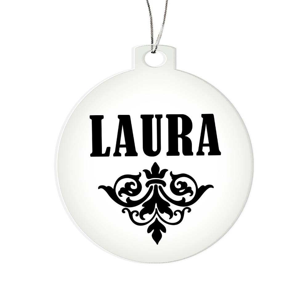Laura v01 - Acrylic Ornament