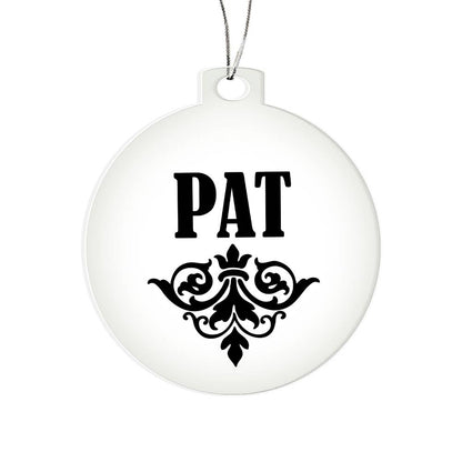 Pat v01 - Acrylic Ornament