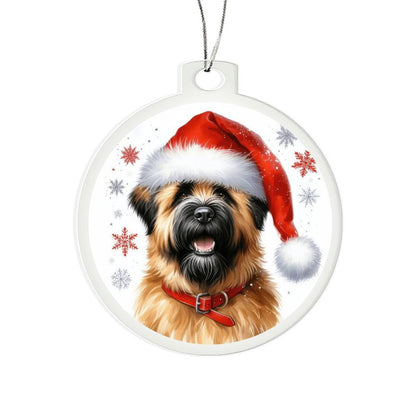 Christmas Dog - Bouvier des Flandres - Acrylic Ornament