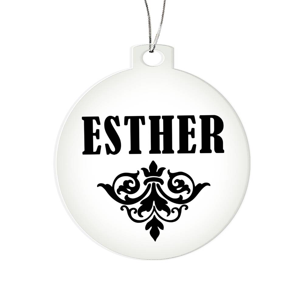 Esther v01 - Acrylic Ornament