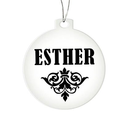 Esther v01 - Acrylic Ornament