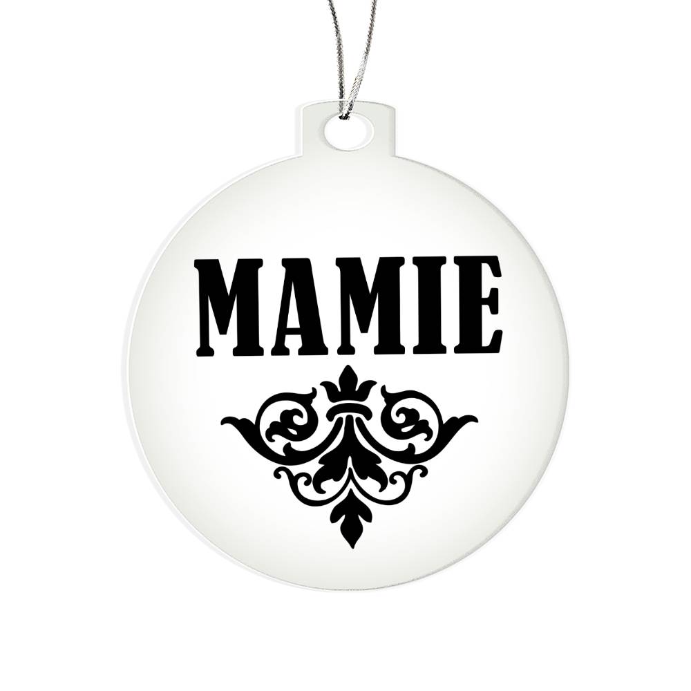 Mamie v01 - Acrylic Ornament