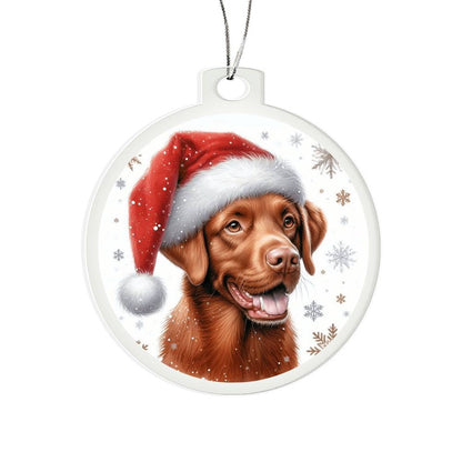 Christmas Dog - Chesapeake Bay Retriever - Acrylic Ornament