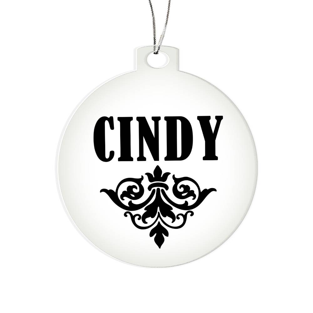 Cindy v01 - Acrylic Ornament