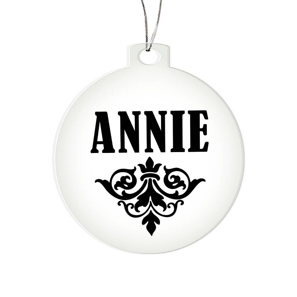 Annie v01 - Acrylic Ornament