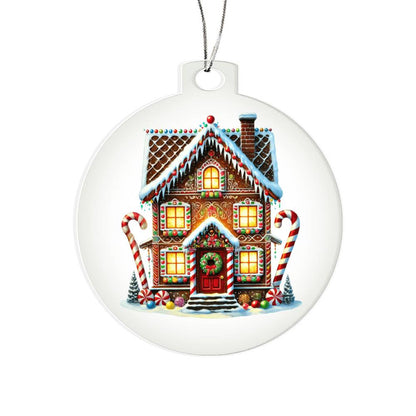 Christmas Gingerbread House 012 - Acrylic Ornament