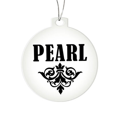 Pearl v01 - Acrylic Ornament