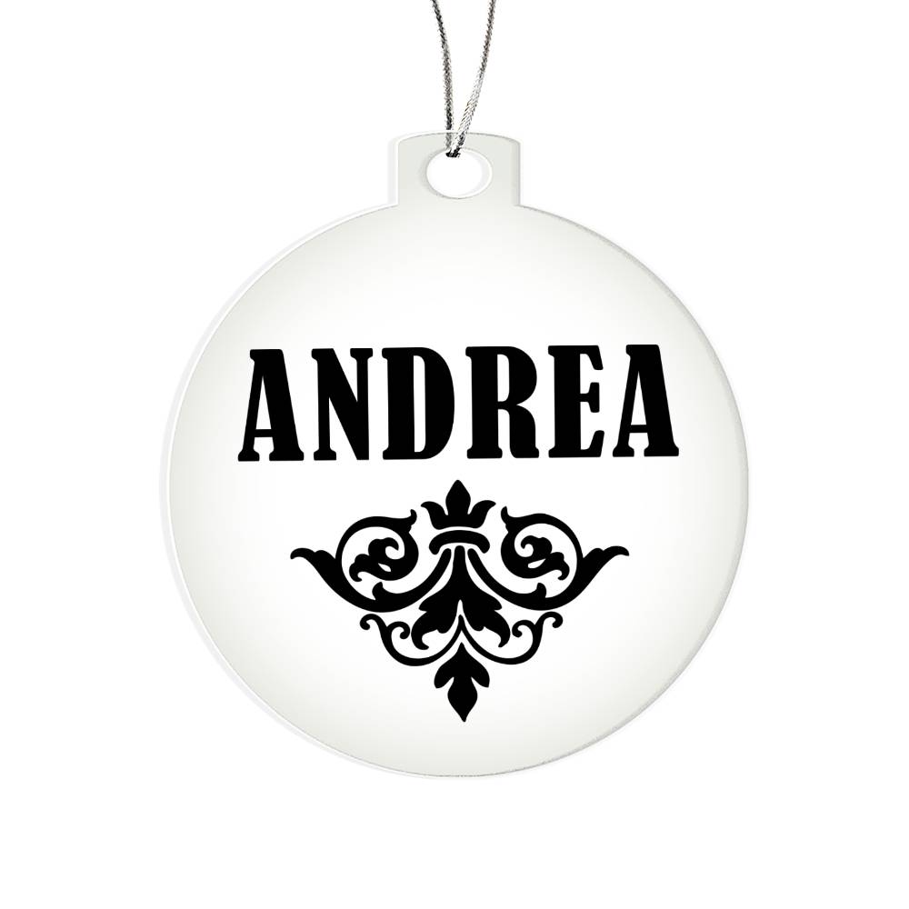 Andrea v01 - Acrylic Ornament