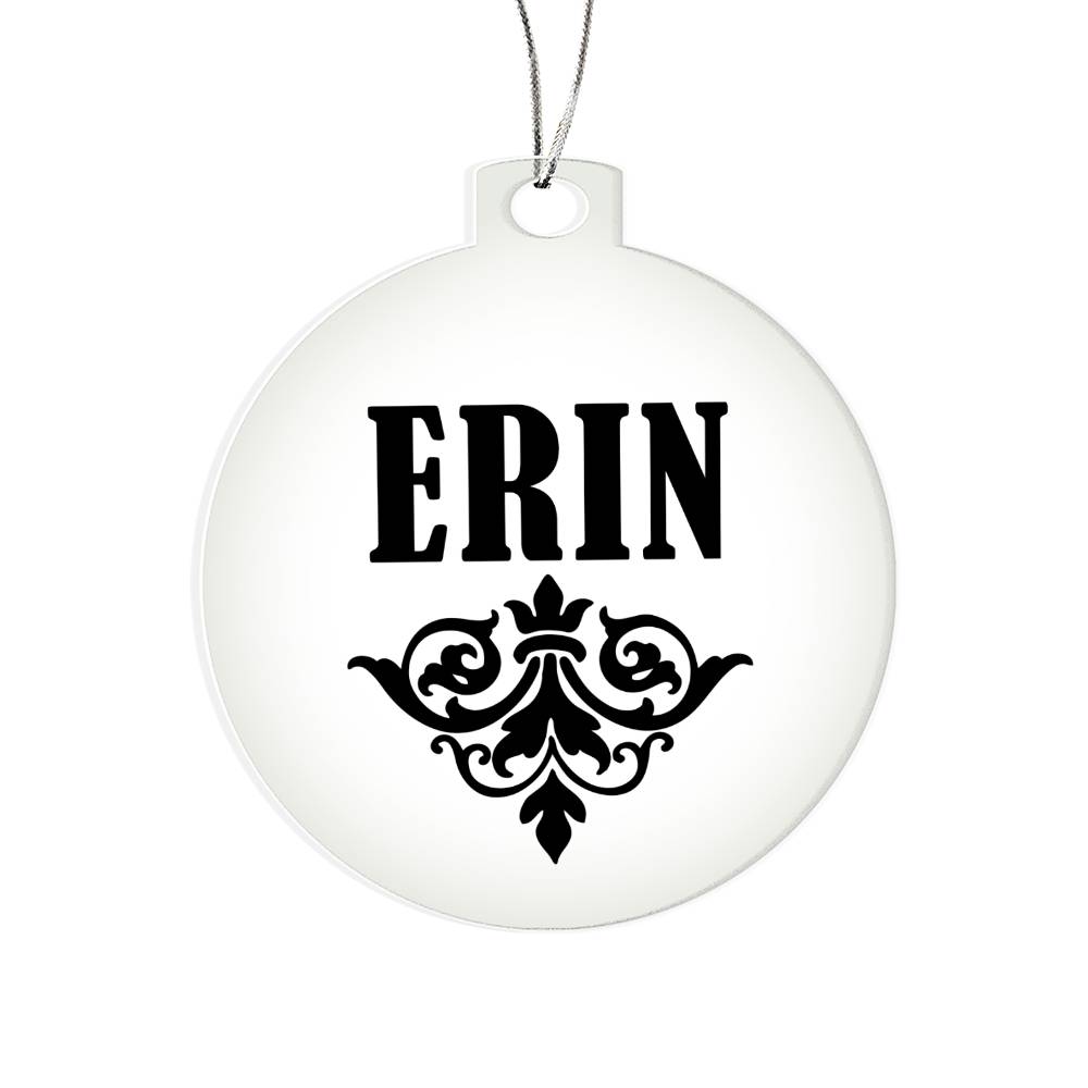 Erin v01 - Acrylic Ornament