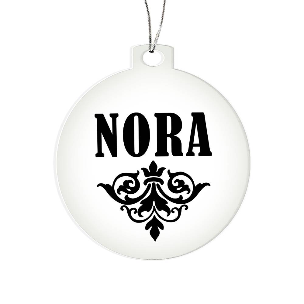Nora v01 - Acrylic Ornament