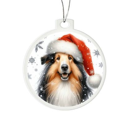 Christmas Dog - Croatian Sheepdog - Acrylic Ornament