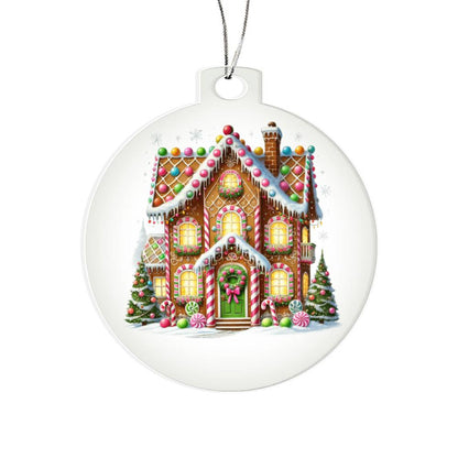 Christmas Gingerbread House 007 - Acrylic Ornament