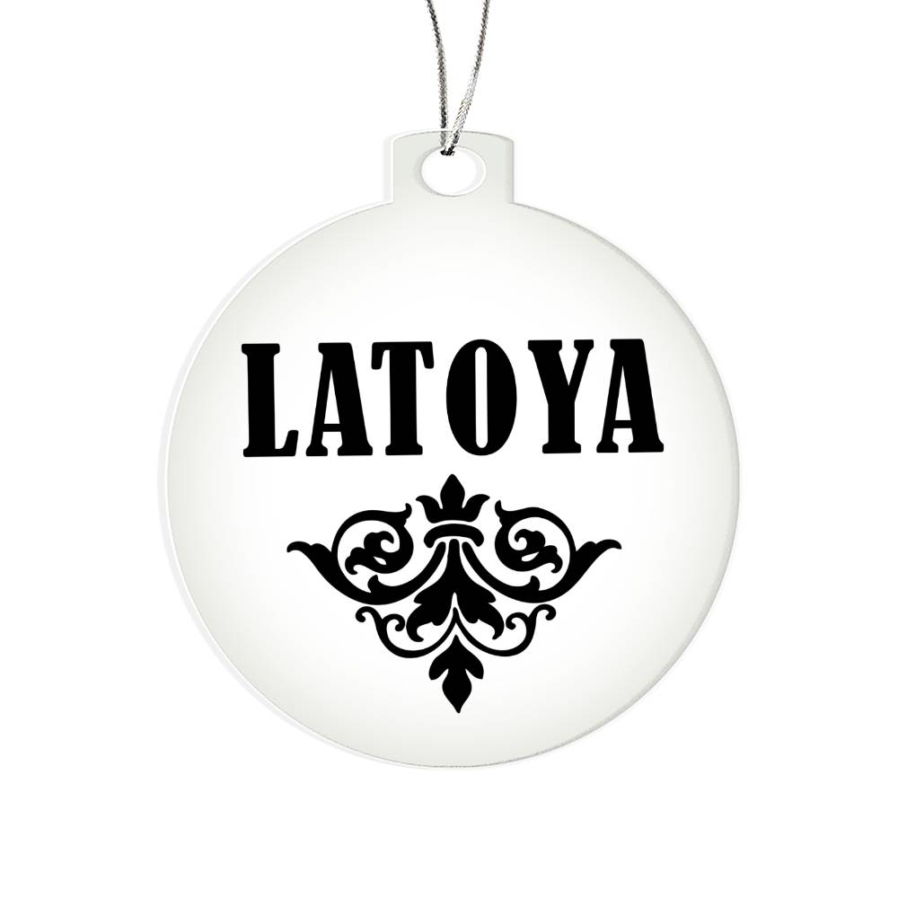 Latoya v01 - Acrylic Ornament