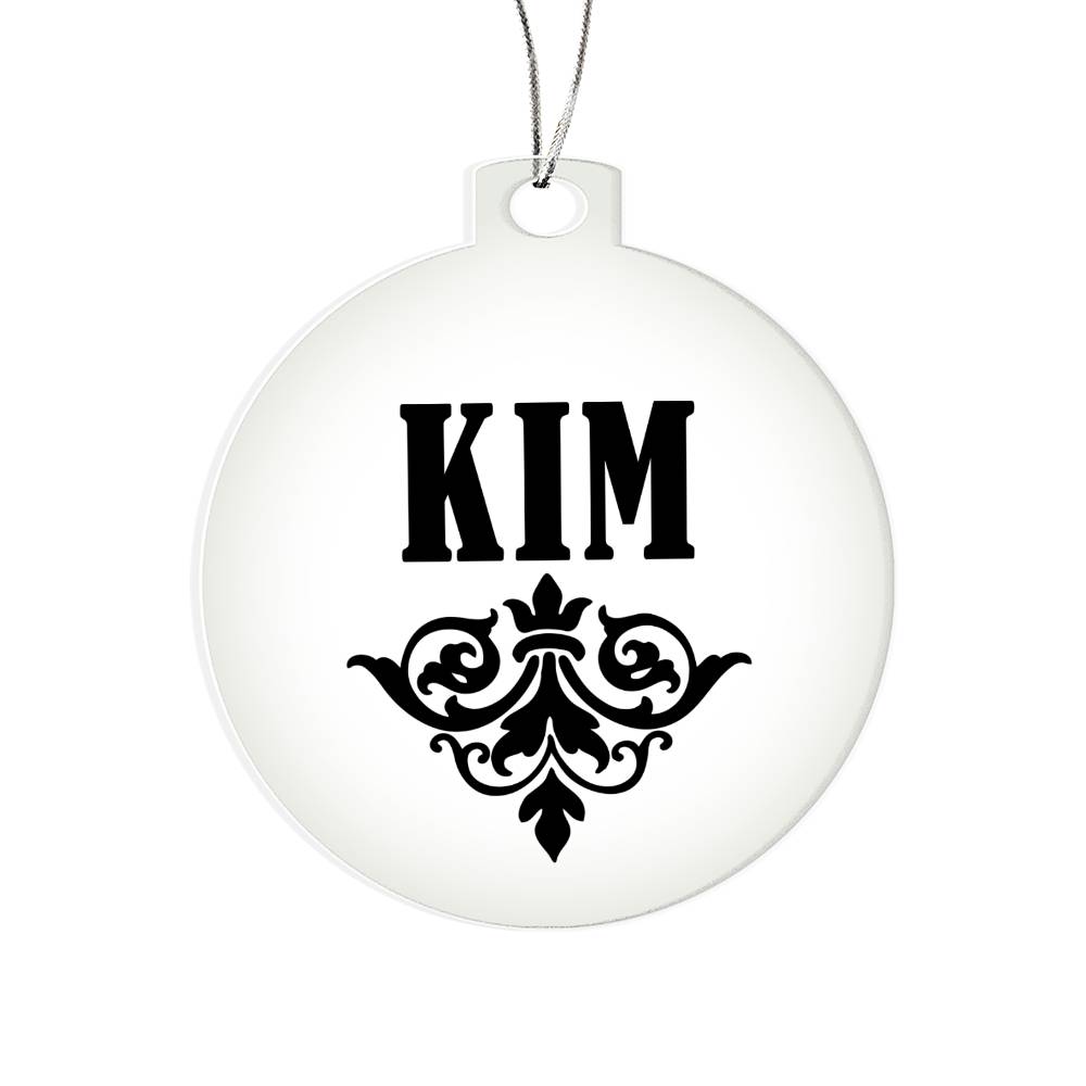 Kim v01 - Acrylic Ornament