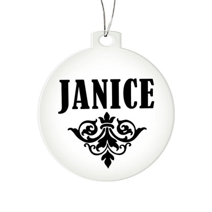 Janice v01 - Acrylic Ornament