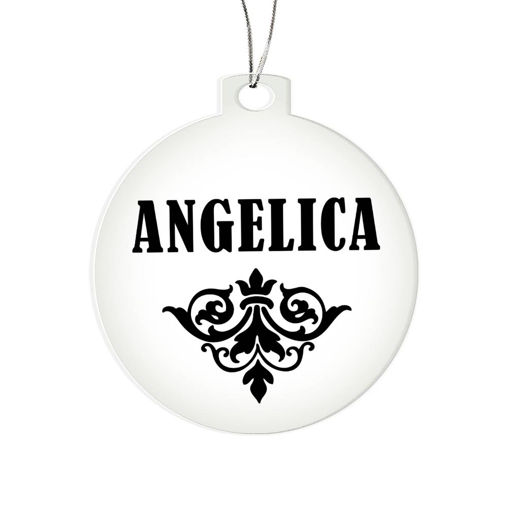 Angelica v01 - Acrylic Ornament
